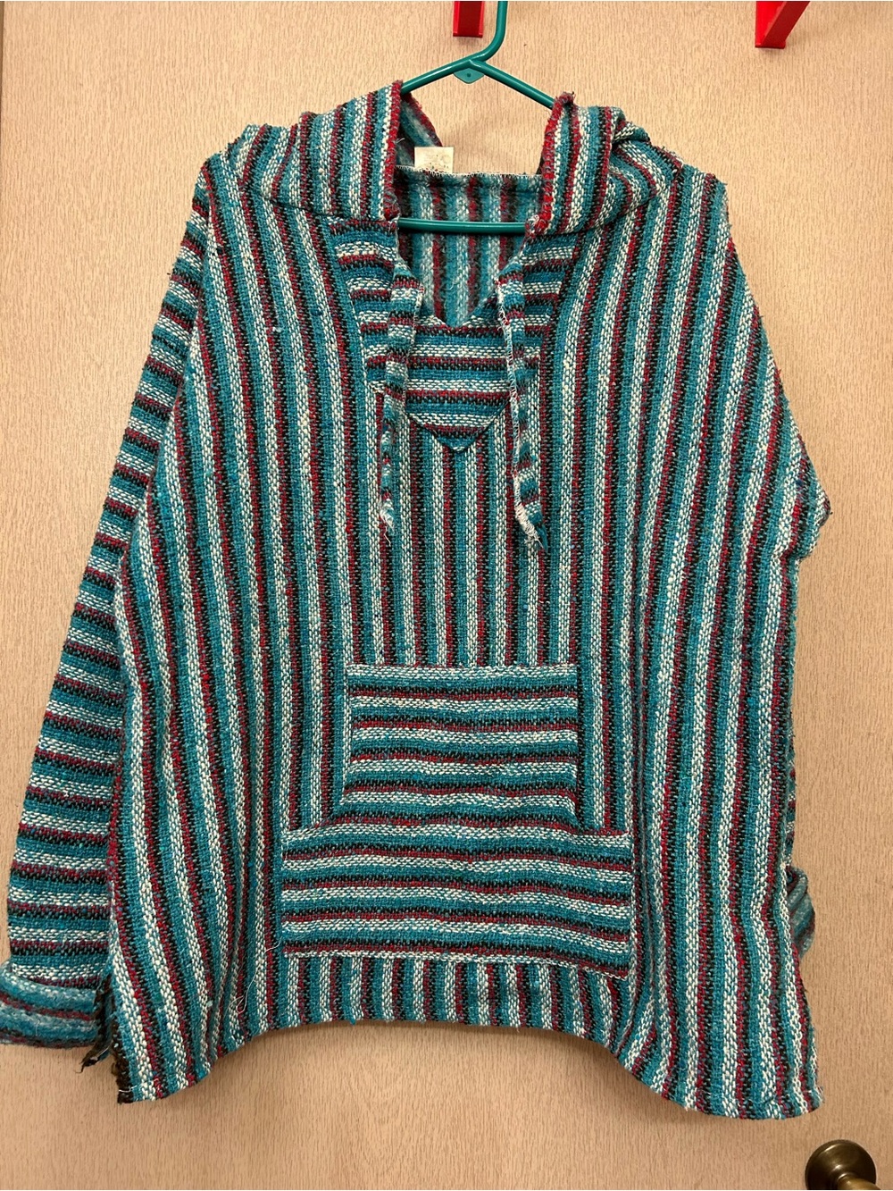 Handmade Hippie Hoodie Pullover - Size XXL